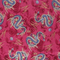 En gros Mode Coton Tissu Estampage 100% Coton Tissu Japon Style Chinois Dragon Design pour Vêtements Textile À La Maison Hommes Merde