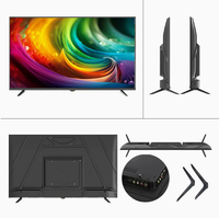 Televisor Inteligente Android WiFi sin Marco de 50, 55, 65 y 75 Pulgadas, 4K, 8K, Ultra HD, Full HD, LED, OLED, QLED, MINI, Pantalla Ancha, Negro