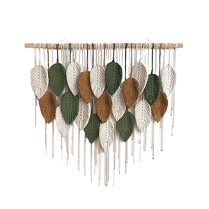 Du prix du fabricant Décor <span class=keywords><strong>scandinave</strong></span> Macramé Feuille Tenture murale Décor pour la <span class=keywords><strong>décoration</strong></span> de salon à la maison - Product Image 3