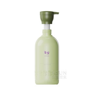Bouteille de shampoing de luxe 450ml bouteille de lotion en plastique PETG pour emballage de soins de la peau extrémité ouverte facile avec pompe à bouchon à vis - Product Image 2