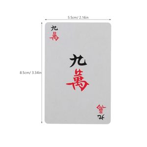 Cartes <span class=keywords><strong>de</strong></span> Mahjong lisses et résistantes, idéales pour la maison, le bar, le bureau ou les activités <span class=keywords><strong>en</strong></span> extérieur - Product Image 3