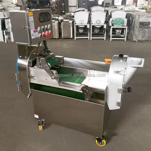 2023 gran oferta comercial Dicer Slicer Chopper Shredder Cutter doble cabeza raíces frondoso tomate fruta verduras máquina cortadora - Product Image 5
