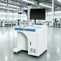 Machine de marquage laser à colonne élévatrice réglable, facile à utiliser pour la gravure sur surfaces plates et courbes
