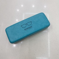 Logo personnalisé imprimé coque rigide PU étui à lunettes grande taille boîte de lunettes de soleil boîte en fer optique étui à lunettes produit de genre