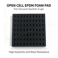 Ventouse en mousse EPDM à cellules ouvertes personnalisée pour bras de robot, sans marquage, résistante à l'usure