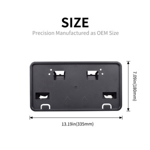 Soporte de Montaje para Placa de Matrícula Ford F-150, Abrazadera de Plástico de 177 mm, Modelo 2024 2025 - Product Image 3