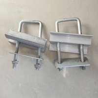 Pince de fixation en U pour panneau solaire, support photovoltaïque en acier pour montage au sol ou sur toit