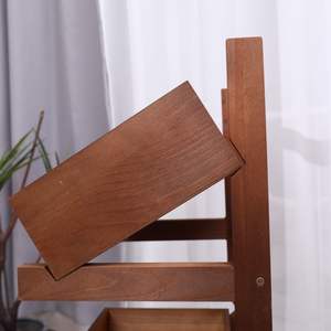 Estante de Almacenamiento de Madera Maciza de Tres Niveles Wan Yusen, 22x35 cm, Diseño Moderno y Simple para Sala de Estar, Dormitorio, Cocina, Almacenamiento de Vegetales - Product Image 4