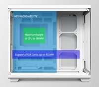 SOEYI PC Gaming Casing CPU Cabinet Wholesales ATX Computer Cases Towers Gamer Gebinete With LCD Display Screen