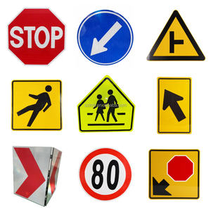 لافتة تحذير مخصصة عالية الوضوح من الألومنيوم العاكس بعبارة 'ممنوع الدخول'، لوحة طباعة ألومنيوم للسلامة على الطرق في جزر المالديف - Product Image 3