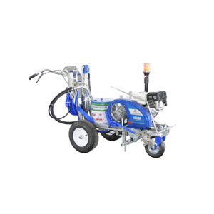 Machine de marquage routier à pulvérisation à froid manuelle avec moteur, haute efficacité opérationnelle pour la peinture de lignes de circulation - Product Image 1