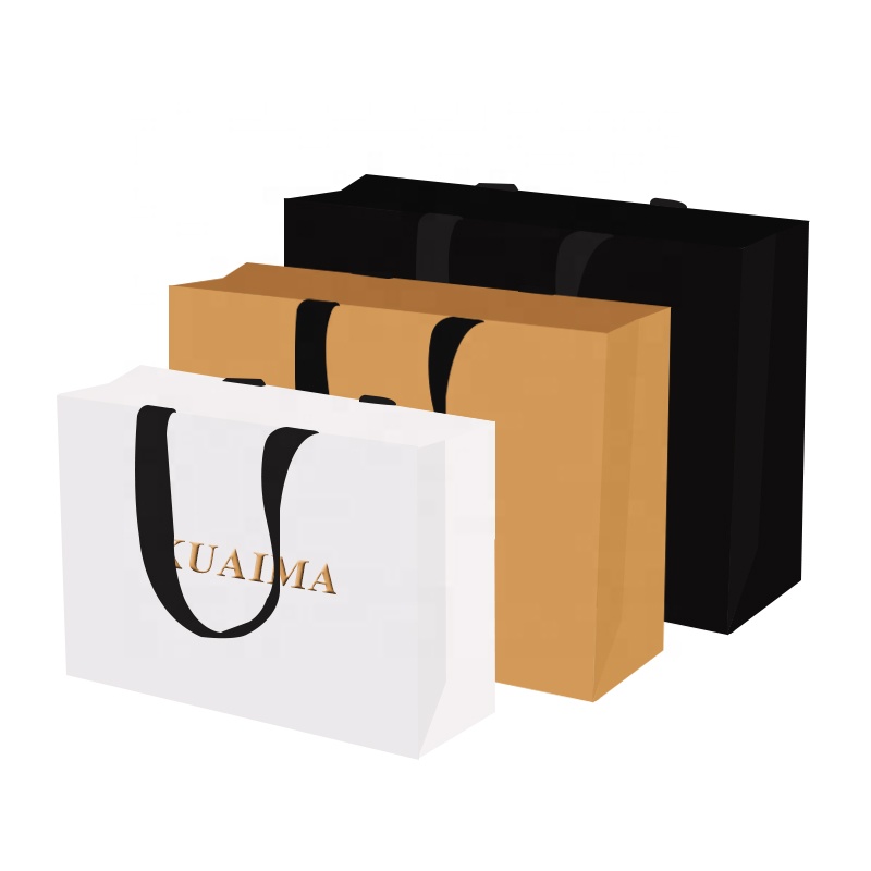KM Cheap Price Luxury Shopping Paper Bag Gift Bag Manufacturer