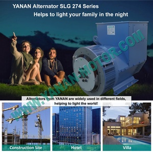 디젤 발전기를 위한 무브러시 동시 발전기 YANAN SLG274 100KVA 삼상 발전기 - Product Image 6