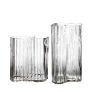 Internet-Famous Little Foot <span class=keywords><strong>Vase</strong></span> <span class=keywords><strong>en</strong></span> <span class=keywords><strong>verre</strong></span> Set Creative Bottle Fashionable Artistic for Kitchen Bedroom Restaurants Christmas - Product Image 2