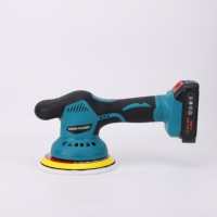 Polisseuse orbitale sans fil 21V pour voiture et sol, batterie industrielle, vitesse réglable, diamètre de roue 150MM, 450W, pour le detailing