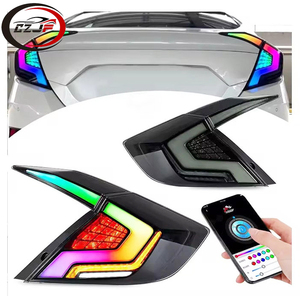 CZJF Led lámpara trasera para <span class=keywords><strong>Honda</strong></span> <span class=keywords><strong>Civic</strong></span> 10th gen 2016 2017 2018 2019 2020 2021 lámpara trasera modificada luz trasera - Product Image 1