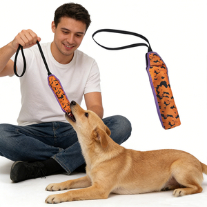 Jouet interactif pour chien en forme de 8, en tissu résistant aux morsures pour les mâchoires agressives - Product Image 4