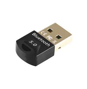 Adaptor USB Nirkabel USB 5.0V, Pemancar Penerima Audio V5.0 + EDR untuk PC Laptop, Speaker,Mouse,Printer