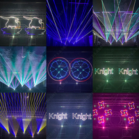 Proyector de Luz Láser 3D RGB de 10 Vatios y 25kpps con Control DMX para DJ, Discoteca, Escenario, ILDA, para Bodas