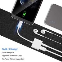 Adaptador de audio de alta calidad Tipo-c 2 en 1 Adaptador Aux 3,5mm Jack a Usb Adaptador de auriculares para Huawei Samsung