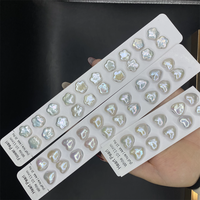 Perles d'eau douce naturelles blanches en forme de cœur de 10-11 mm, perles en vrac pour la fabrication de bijoux