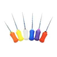 Fichiers V + professionnels limes endodontiques à usage manuel bleu codées par couleur pour une identification facile Instruments de canal radiculaire dentaire conique