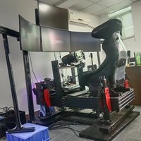 Simulateur de conduite automobile TELA TMPF2-4DOF 4DOF avec 4 servomoteurs de 750 W chacun et contrôleur de mouvement pour usage domestique
