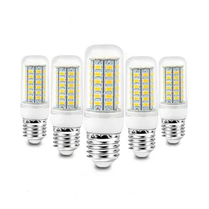 Bóng Đèn LED Hình Bắp Ngô E27 E14 7W 12W 15W 20W 25W 30W Độ Sáng Cao Ấm Áp Trắng Mát AC 220V Để Chiếu Sáng Trang Trí Nhà Cửa