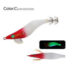 Yousya özelleştirilmiş Glow karanlık Wobbler balıkçılık Lures Metal kalamar Jig tuzlu su ahtapot için 10 g <span class=keywords><strong>4</strong></span> inç - Product Image 6