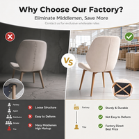 Chaise Papillon Moderne Certifiée E0 – Mobilier de Salle à Manger pour la Maison et l'Approvisionnement en Gros