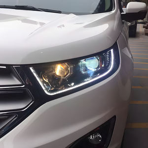 Ensemble de phares automatiques LED de haute qualité pour <span class=keywords><strong>Ford</strong></span> <span class=keywords><strong>Edge</strong></span> 2015-2019 lampes avant de voiture 2 outil de lentille de projecteur 6000k nouvelle voiture - Product Image 4