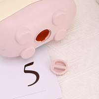 Organisateur de bureau carré kawaii, vente chaude en usine, porte-crayons et porte-stylos personnalisé, rangement de papeterie de bureau en plastique, horloge