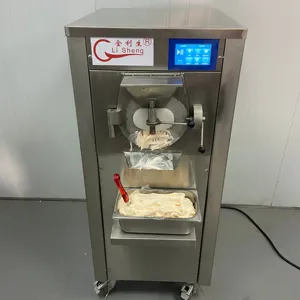 Profesyonel dondurma makinesi sert Gelato dondurma mikser makinesi