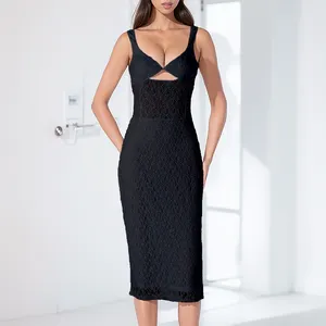 High Quality Black Robe Femme Elegant Embroidery Evening Women Lady Elegant Gown Maxi Summer Long Sexy Outfit Party Dresses