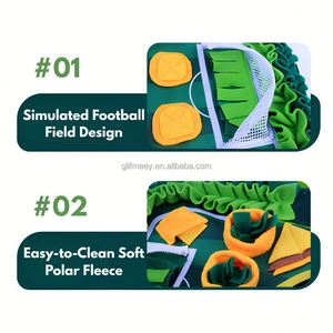 Tapis de reniflement unique <span class=keywords><strong>pour</strong></span> animaux de compagnie sur le thème du terrain de football, antidérapant et enroulable, <span class=keywords><strong>pour</strong></span> friandises <span class=keywords><strong>pour</strong></span> chiens - Product Image 5