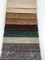 Tissu d'ameublement en velours gaufré de bonne qualité, 350 g/m², tissé, enduit de PE, imperméable, pour canapé deux places, textile de maison