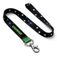 CH Wholesale Sublimation Printing Polyester Lanyards With Logo Custom Certification Keychain OEM ODM ECO Promotion Event Gifts