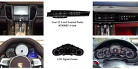 Tableau de bord numérique LCD, compteur de vitesse pour Porsche Cayenne Panamera 2011-2017
