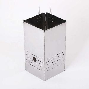 Barbecue au charbon de bois en acier inoxydable épaissi, barbecue d'extérieur portable pliable, foyer chauffant, vente en gros - Product Image 2