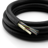 Cable Óptico ASU para Exteriores, Precio de Fábrica, 60/80 G652D Monomodo FTTH, 2-48 Hilos, Cubierta de PVC LSZH, 4km/Rollo