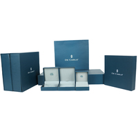 Bijoutier Emballage en papier Carton de luxe Boucle d'oreille Bracelet Collier Bague Tiroir Boîte Bijoux Boîte d'emballage personnalisée avec logo