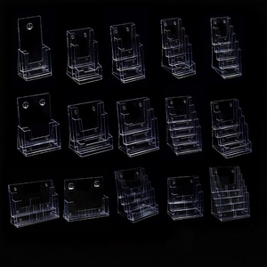 Wholesale Clear Acrylic Tabletop Magazine Holder Wall Mounted and Countertop <b>Stands</b> Brochure Holder - Product Image 5
