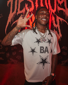 Jersey de Fútbol Americano Personalizado al por Mayor, Transpirable, Tallas Grandes, Unisex, 100% Poliéster, de Alta Calidad, con Transferencia Térmica - Product Image 3