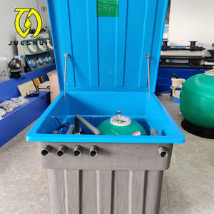 Système de filtration de piscine enterré intégré avec filtre à sable, machine de filtration de piscine souterraine avec pompe, utilisant du sable filtrant en verre cristallin - Product Image 5