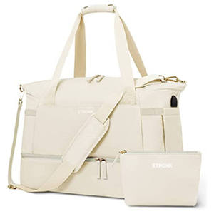 Custom 2 in 1 Duffle <b>Bags</b> Carry on Overnight Weekend Sports Gym Travel <b>Bag</b> Wholesale and Usb Leather Duffel <b>Bag</b> - Product Image 2