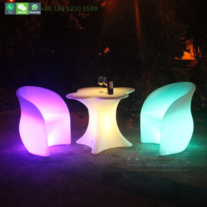 Tables rondes modernes de luxe à LED RVB <span class=keywords><strong>bon</strong></span> <span class=keywords><strong>marché</strong></span> Glow Terrace Coffee Table Set (Tp117) - Product Image 4