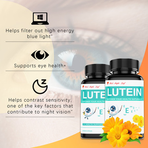 Cápsulas Duras de Luteína Orgánica - Extracto Natural de Caléndula con Zeaxantina, Apoyo para <span class=keywords><strong>la</strong></span> <span class=keywords><strong>Salud</strong></span> Ocular, Suministro a Granel con Certificación GMP - Product Image 4