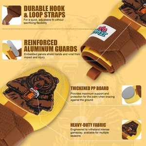 En stock : Gants de glisse Beer Bear pour adultes, protège-mains de softball, protège-mains de base-ball pour le baserunning, gants de baseball, protège-mains de glisse - Product Image 2