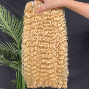 Burmese Curly Human Hair Bundles Raw Virgin Hair Double Drawn Deep Curly Natural Black Hair Weave Wholesale Vendor - Product Image 2
