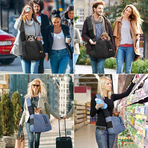 Sac de transport pour animaux de compagnie imperméable, échantillon gratuit, matériau Oxford carré, pour chiot, chat, chaton, bandoulière pour chien, pour oiseaux, utilisation en voyage - Product Image 6